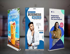 Turn Heads at Your Next Event with Roll Up Banner Stands!