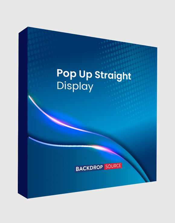 Fabric Pop Up Straight Velcro Media Wall Displays