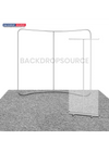 3m x 3m Booth Kit with Backwall and Rollup Banner Stand