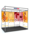 Shell scheme Exhibition Graphics for 3m Wide x 3m Depth Booth