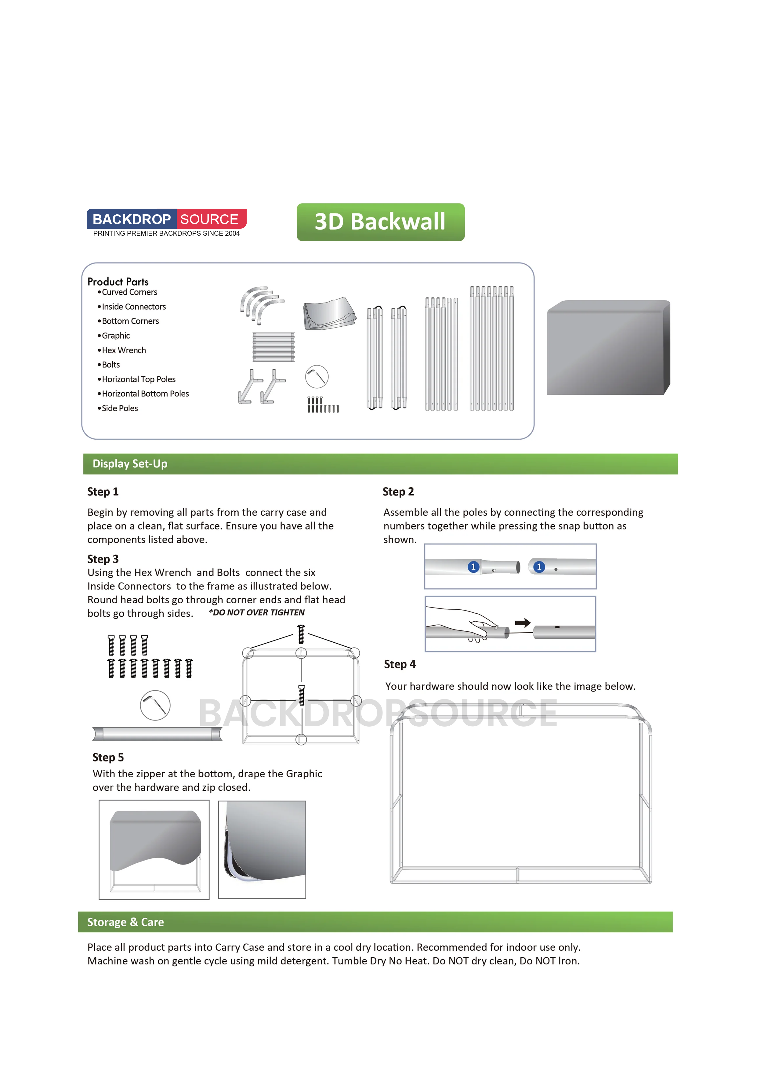 3D Wall Box Tension Fabric Media Display