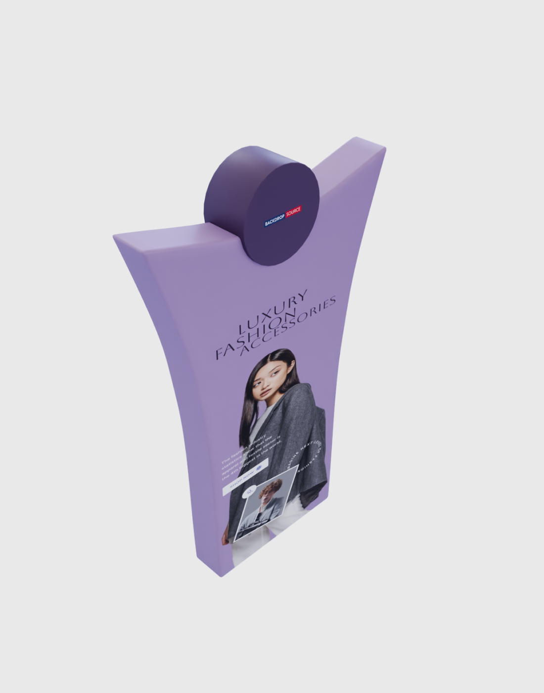 Crown Shaped Advertising Stand