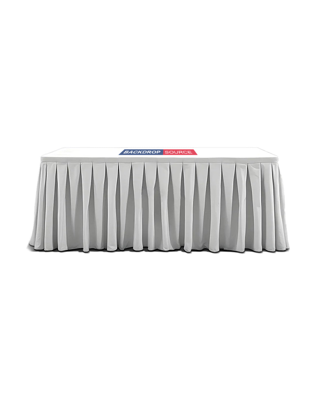 Custom Fitted Table Skirts with Top