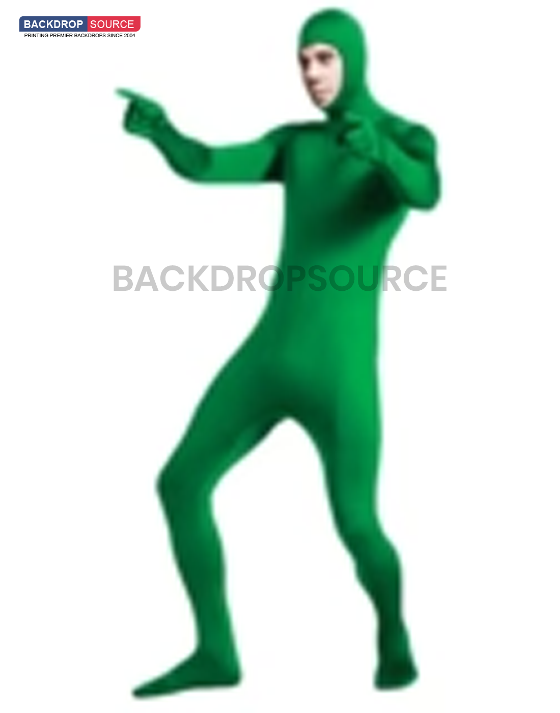 Chroma key Green Bodysuit