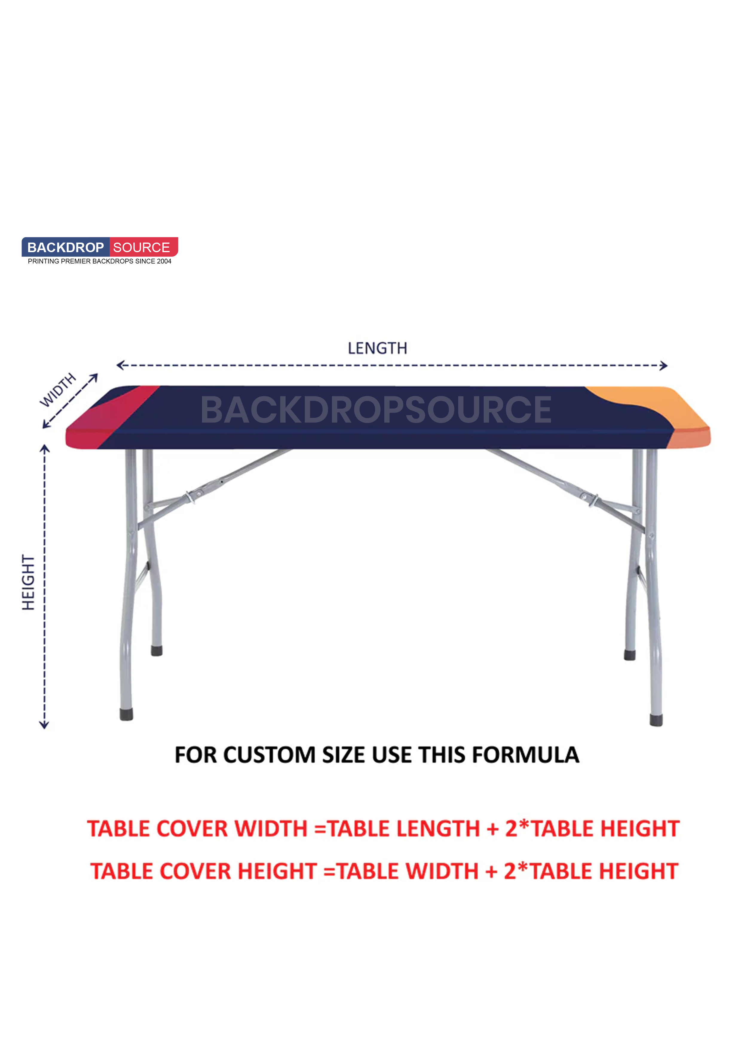 Cross-over Stretch Table Covers