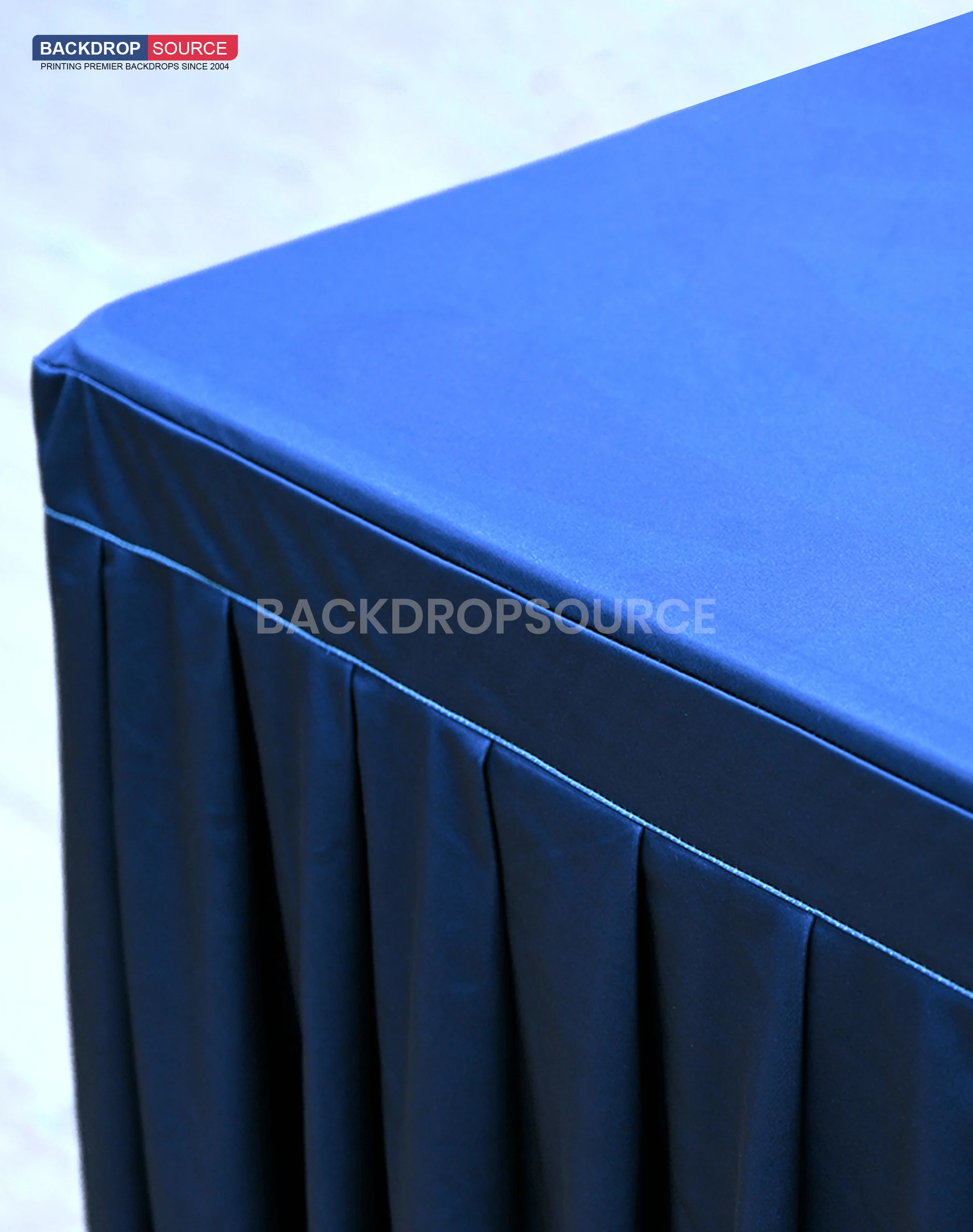 Custom Fitted Table Skirts with Top