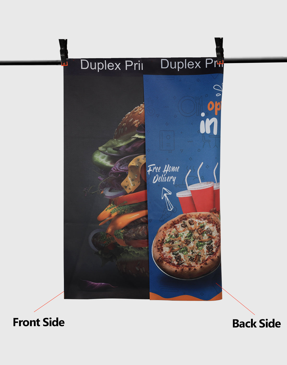 Duplex Blockout Polyester Backdrop (300 GSM)