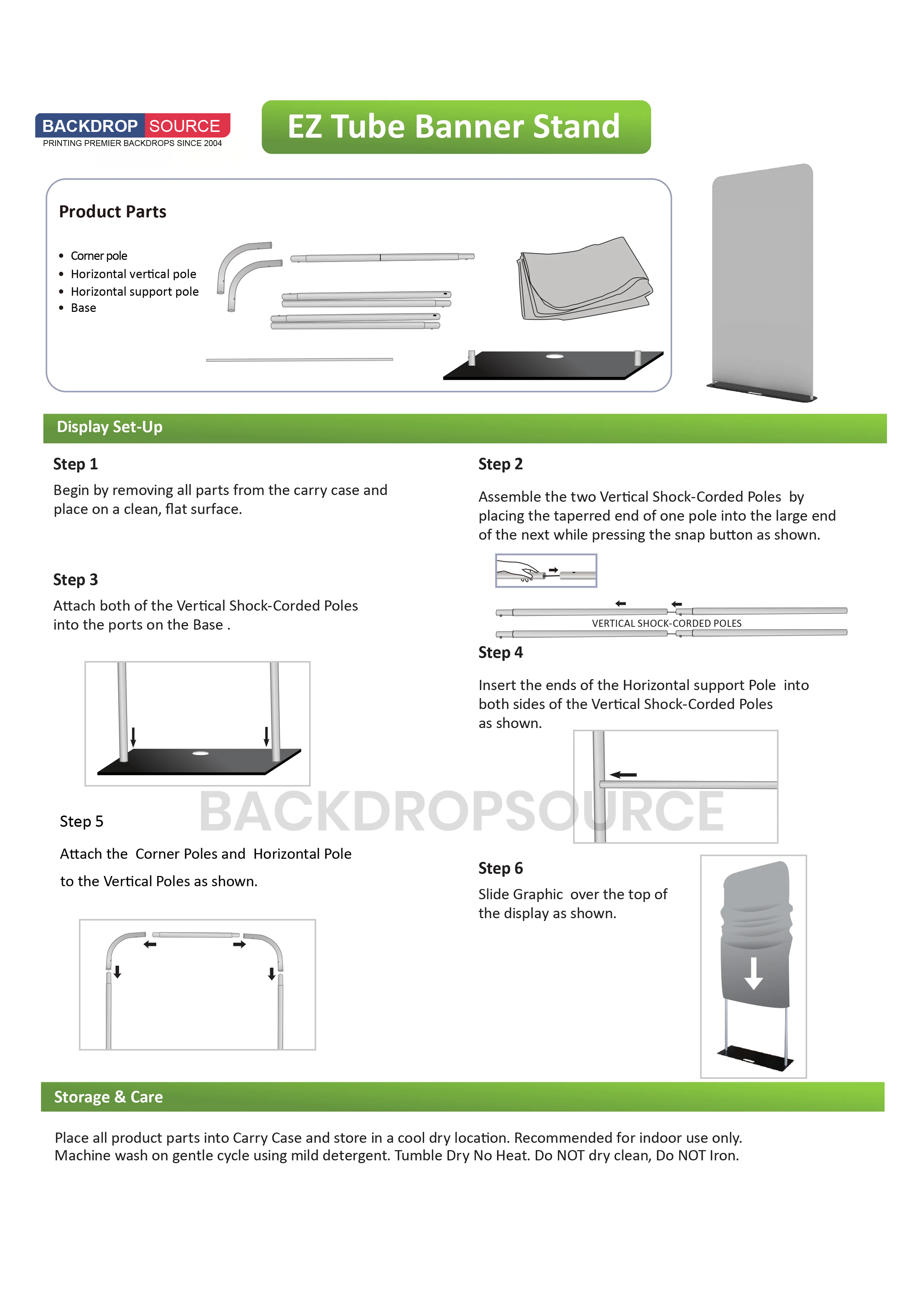 EZ  Banner Stands for Trade Show Displays