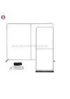 EZ Exhibit Essentials:3mx3m Booth Kit with Backwall and Banner Stand