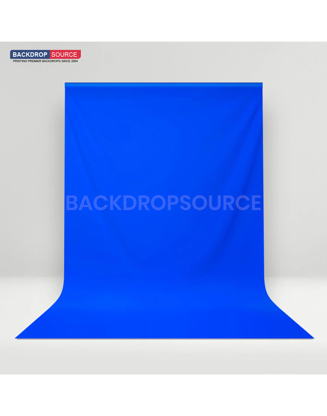 Heavy Duty Pure Muslin Photography Backdrop - Chroma Blue