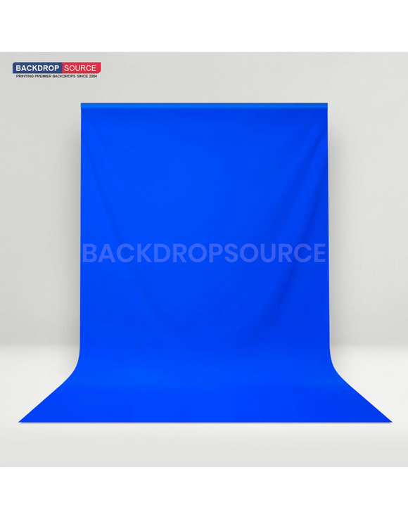 Heavy Duty Pure Muslin Photography Backdrop - Chroma Blue