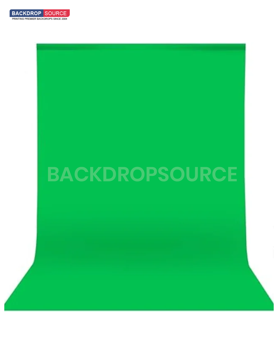 Chroma Key Green Screen Muslin Backdrop