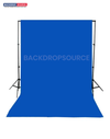 Heavy Duty Pure Muslin Photography Backdrop - Chroma Blue