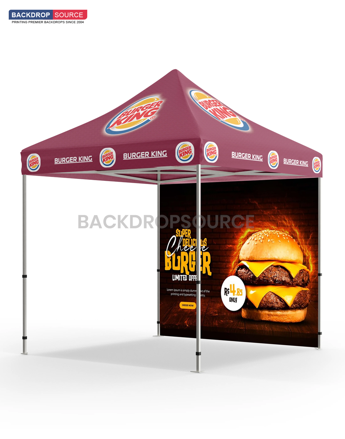 Heavy Duty Aluminum Gazebo - 2m W x 3m H