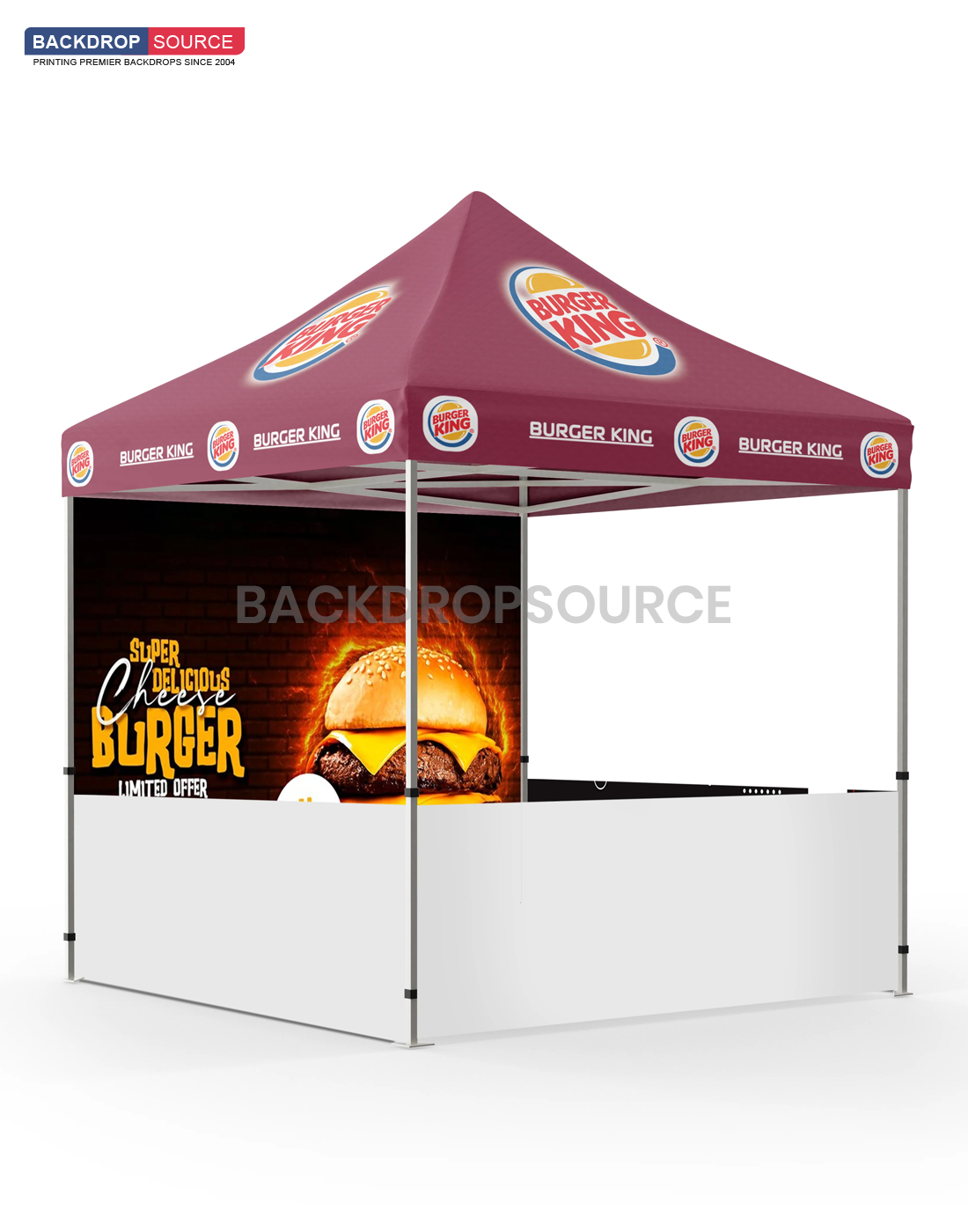 Heavy Duty Aluminum Gazebo - 2m W x 3m H