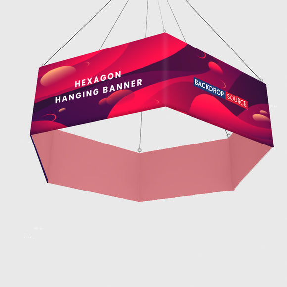 Sky Tube Hexagon Hanging Banner