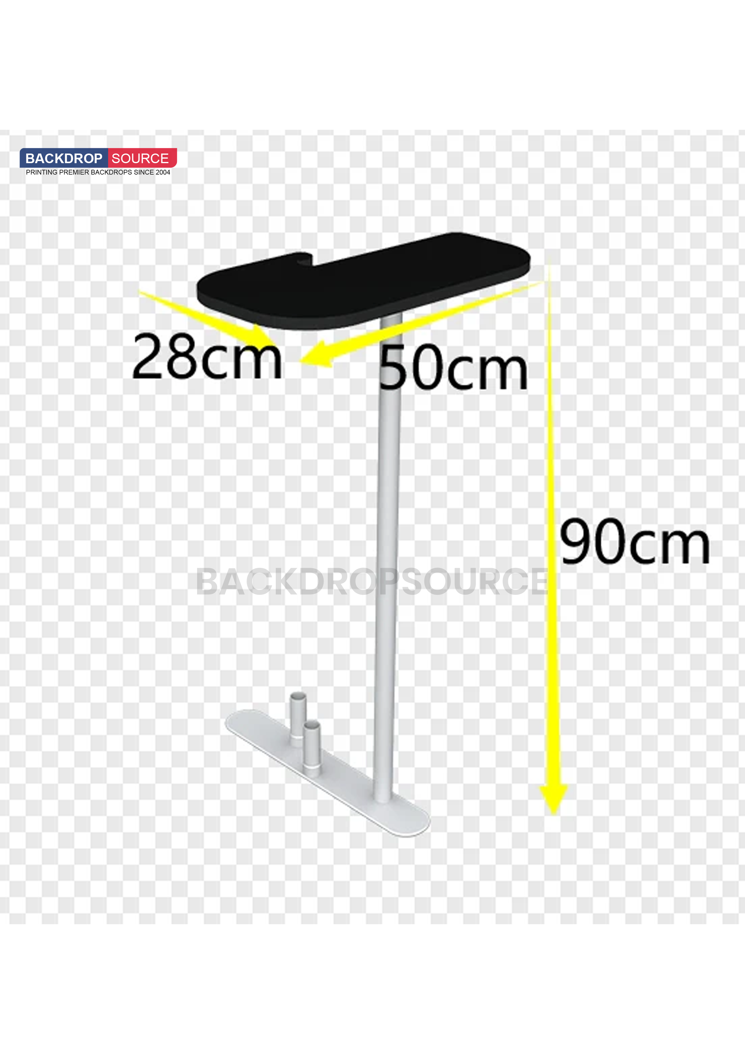 Inclined Exhibition Kit for 3m Wide Booths