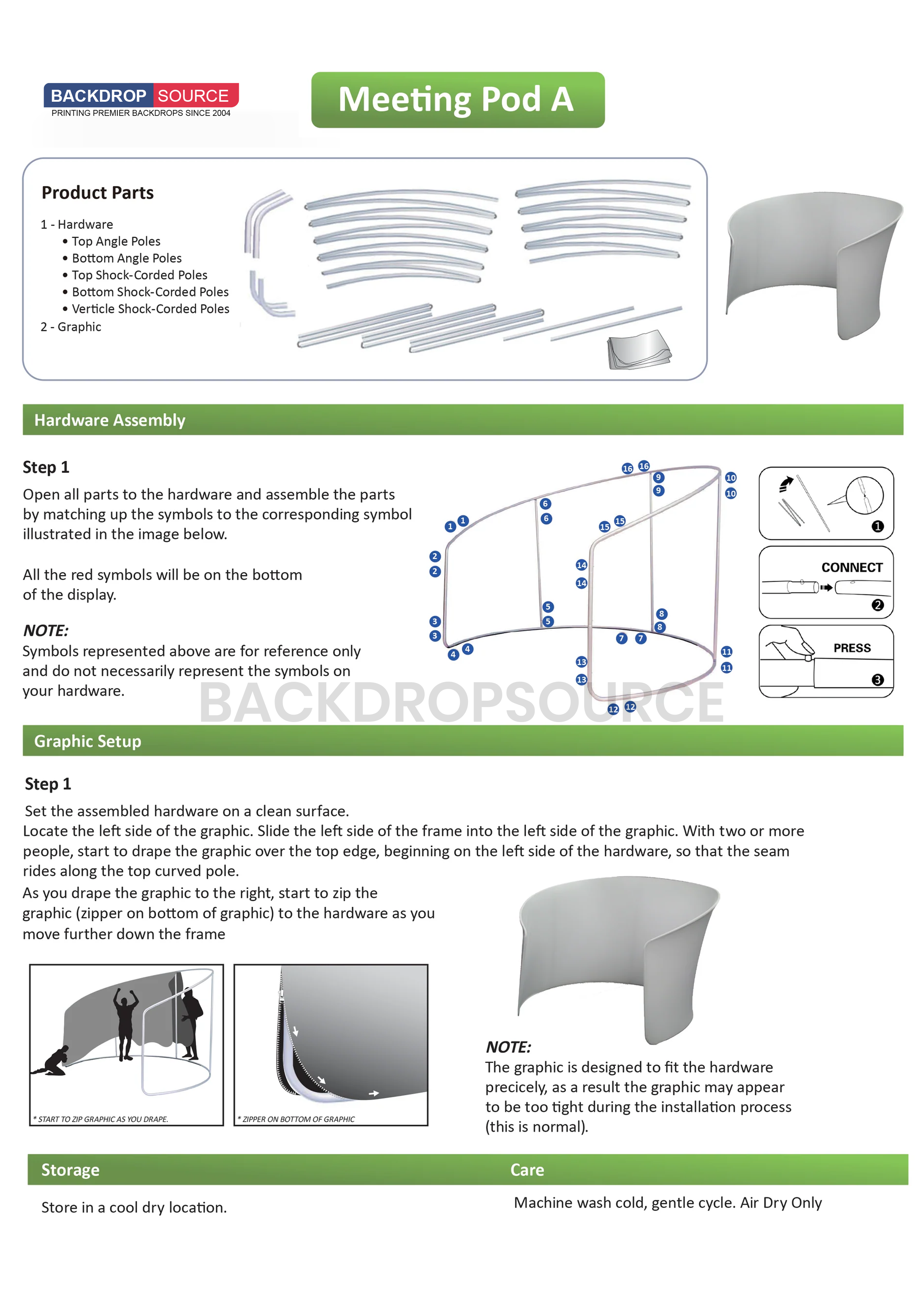 Meeting Pod Fabric Display