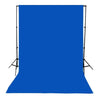 Heavy Duty Pure Muslin Photography Backdrop - Chroma Blue