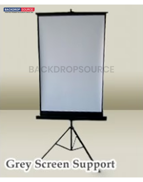 Photography Passport Grey Backdrop With Stand ( Retractable )