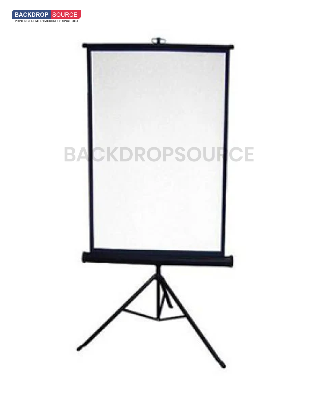 Photography Passport White Backdrop With Stand ( Retractable )