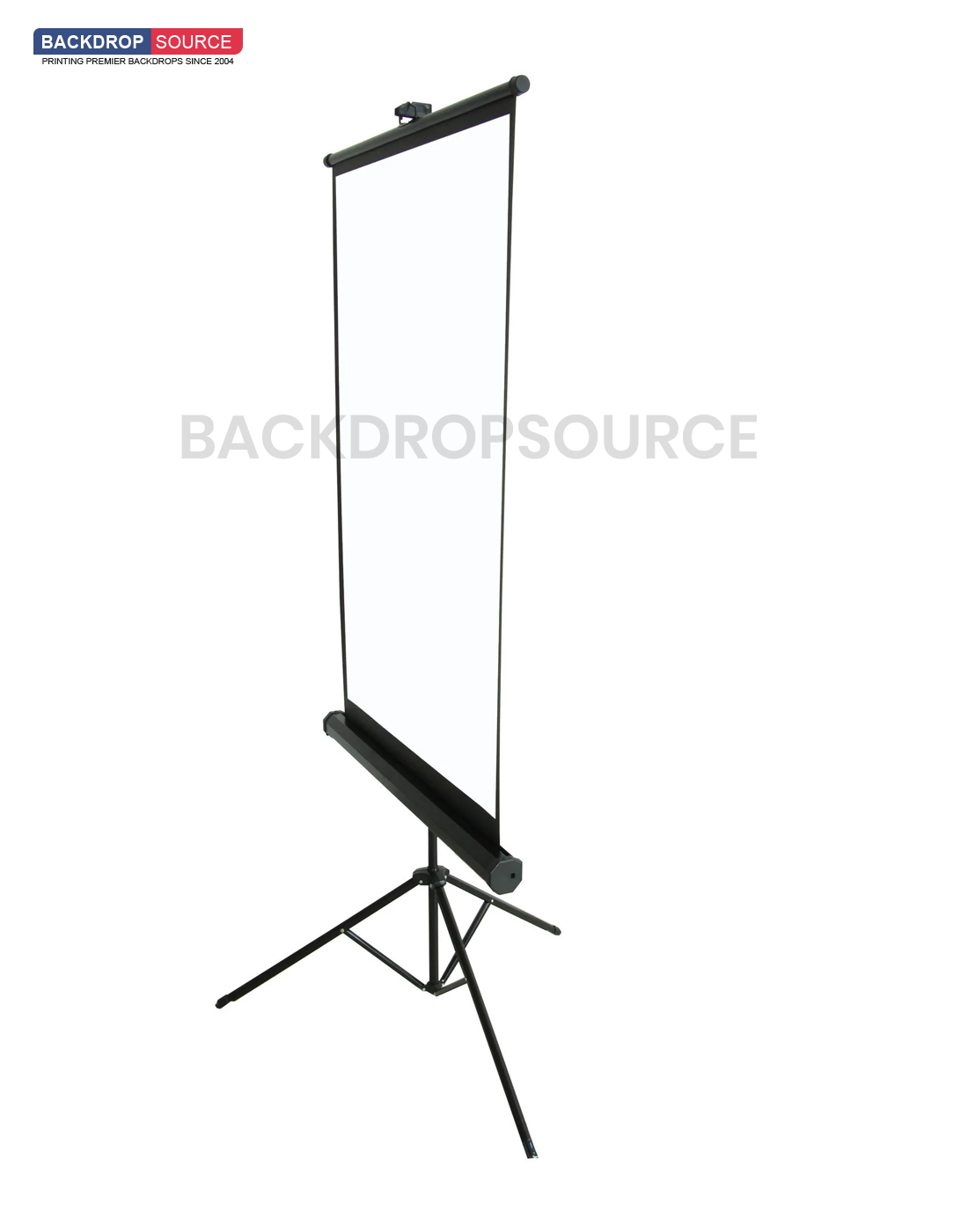 Photography Passport White Backdrop With Stand ( Retractable )