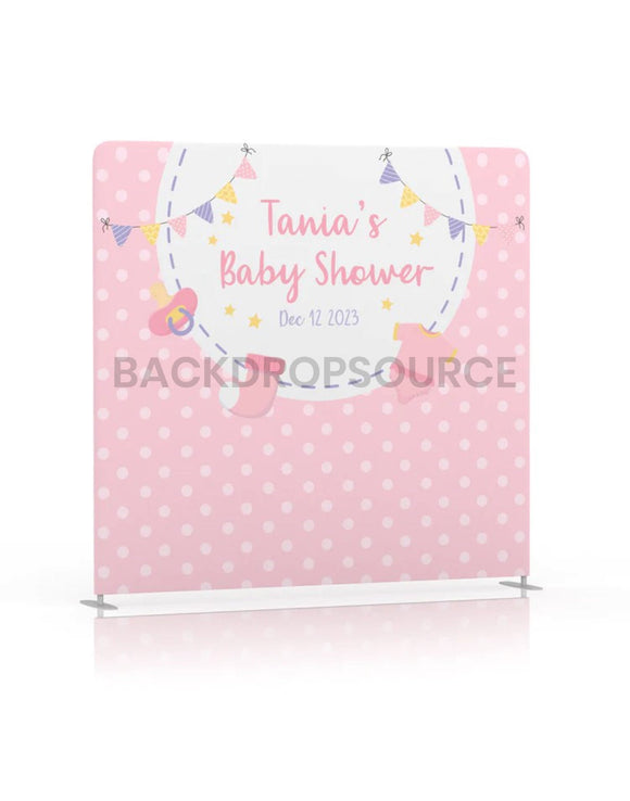 Blush & Bunting Baby Shower Backdrop