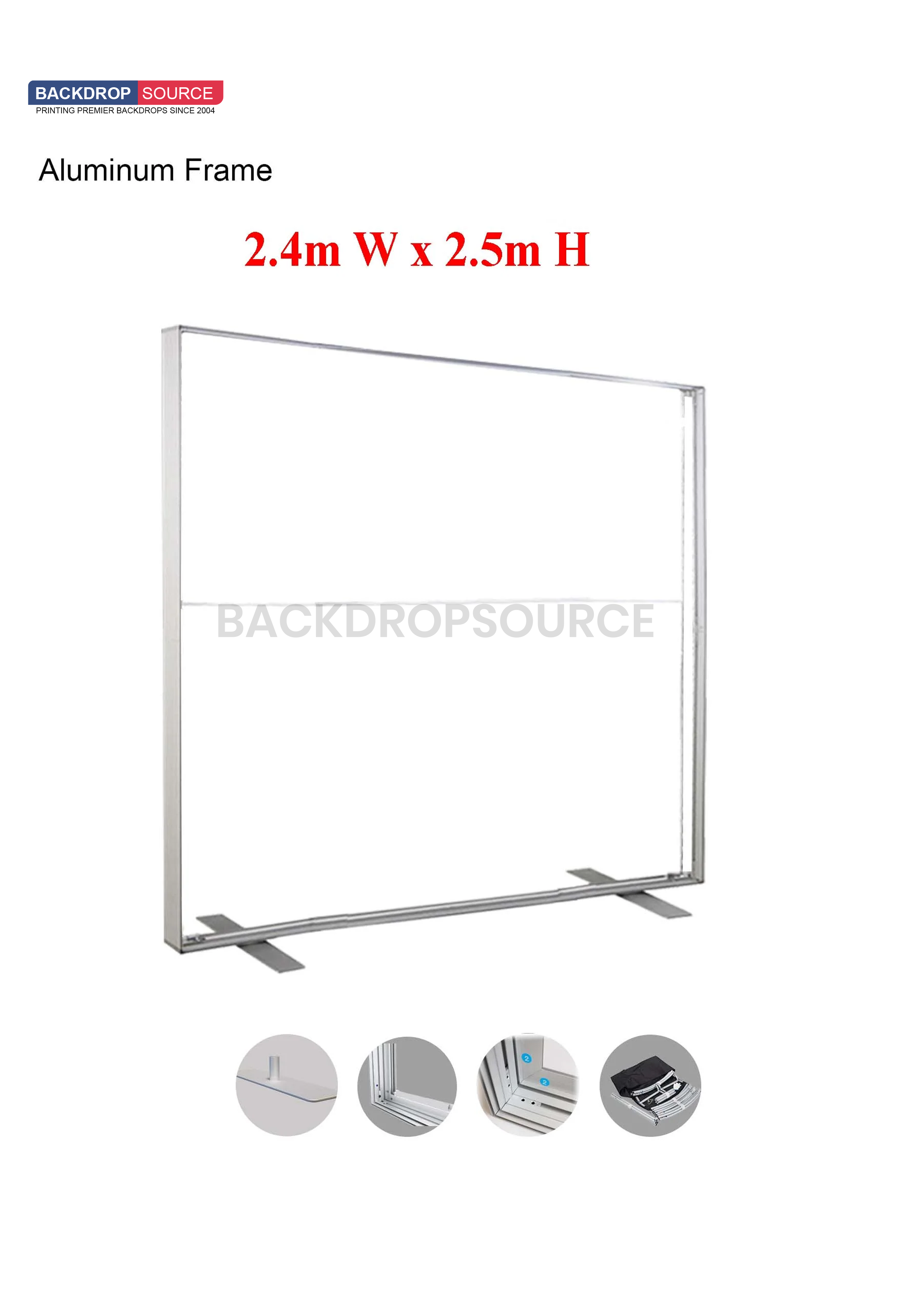 SEG Fabric Media Display - 2.4m x 2.5m