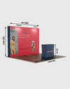 3m x 3m  Straight Popup Exhibit Pro 3-in-1 Display Kit with Illume Lights