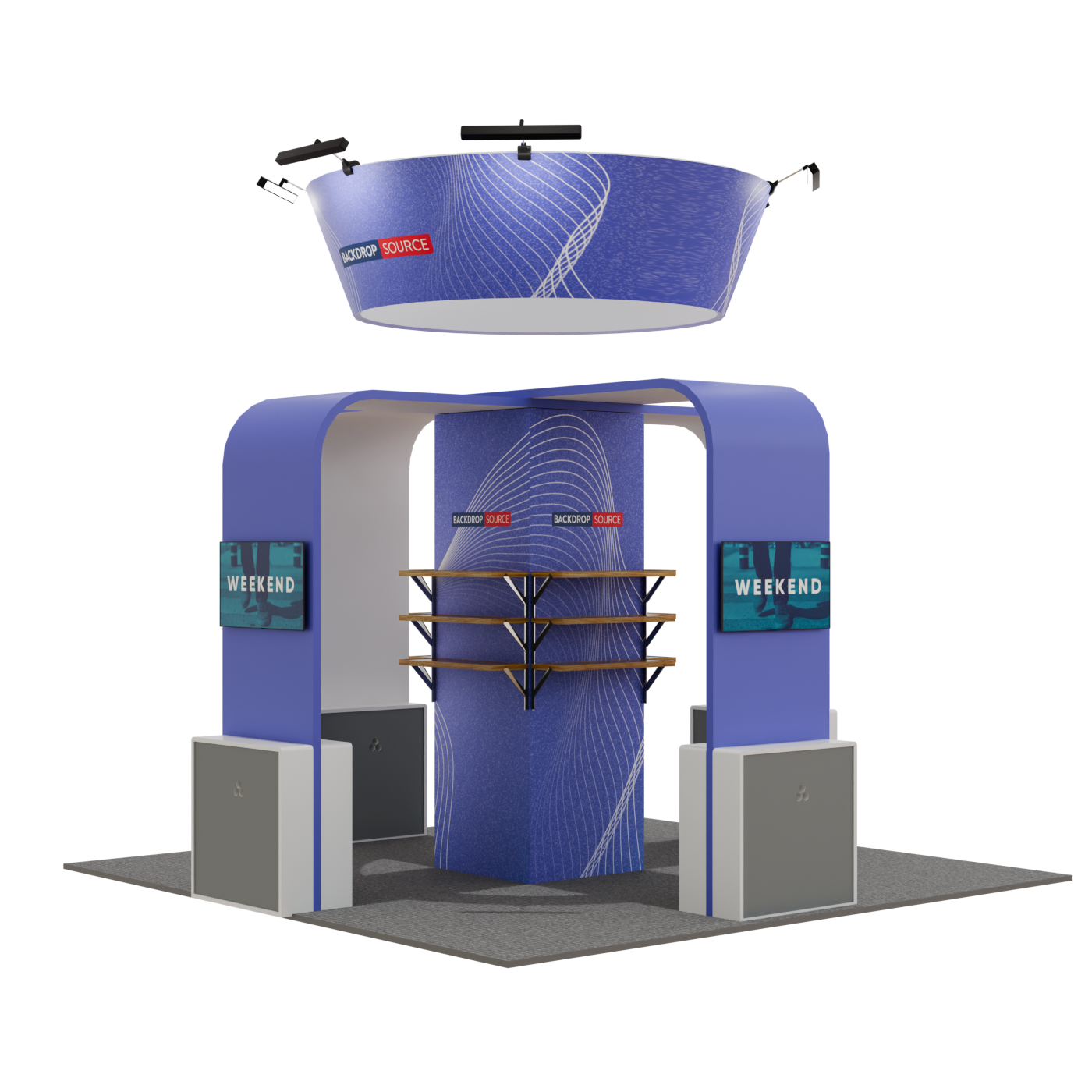 Modular Booth Kits 6m- Model 03