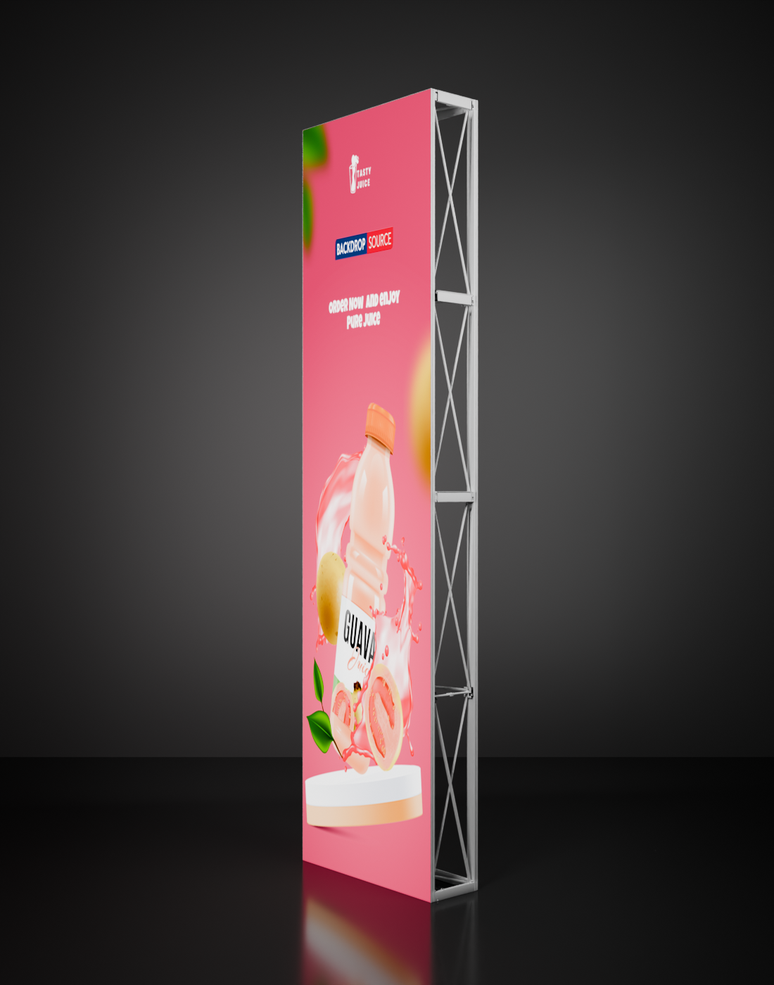 Backlit SEG Pop-Up Straight Display