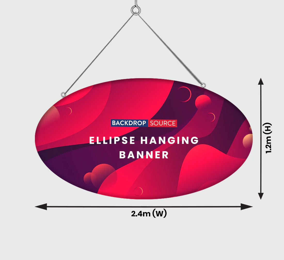 Sky Tube Ellipse Hanging Banner