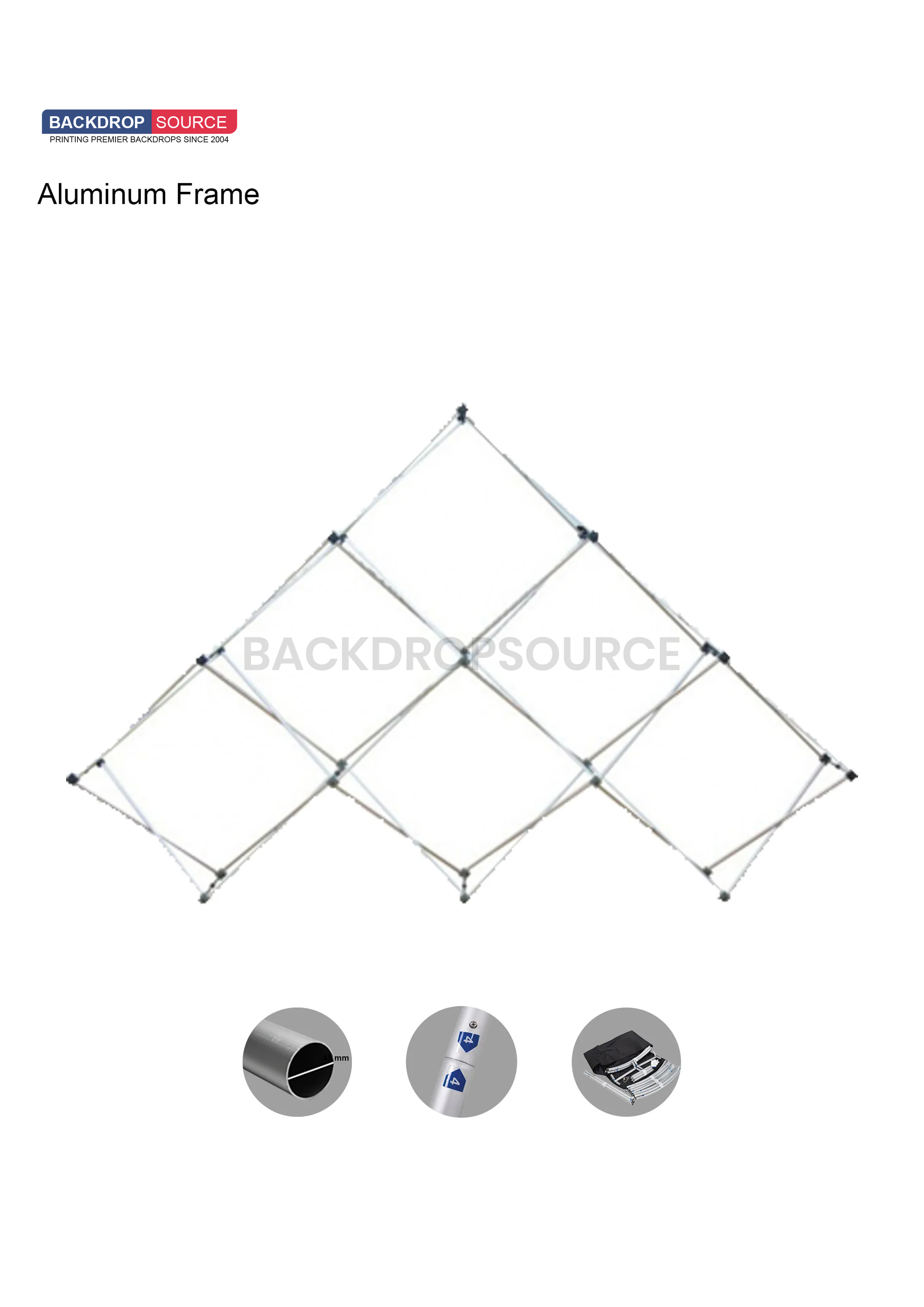 Triangular (medium) - Pop Up GeoMetrix Grid Display