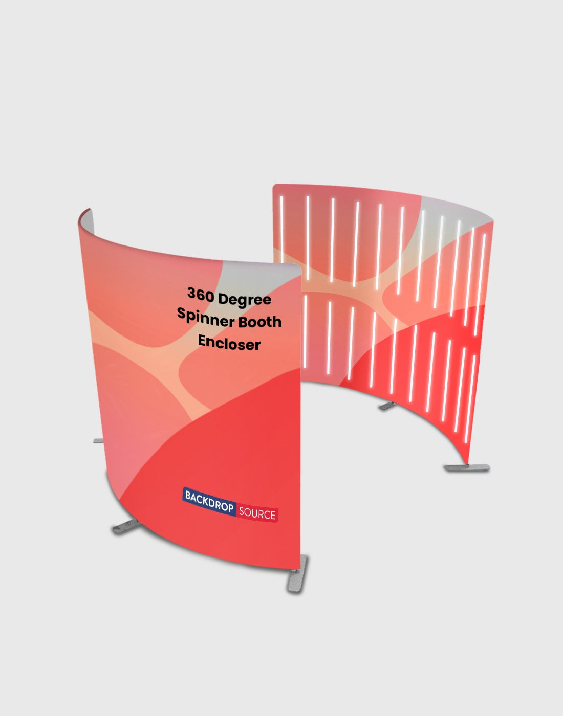 360° spinner booth enclosure